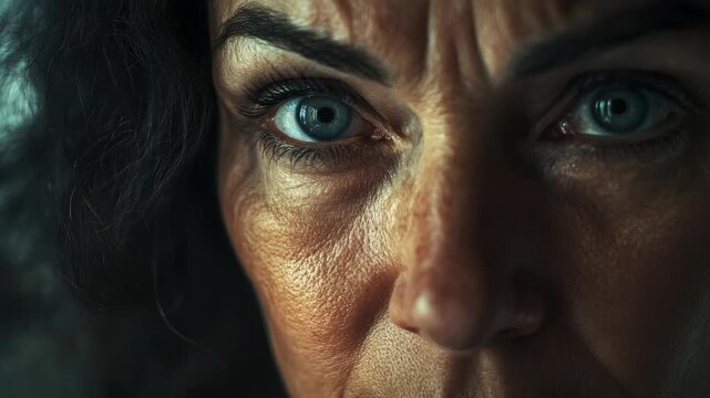 Determined Woman in Focus