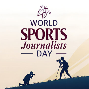 World sports journalists day photography and videography focus.