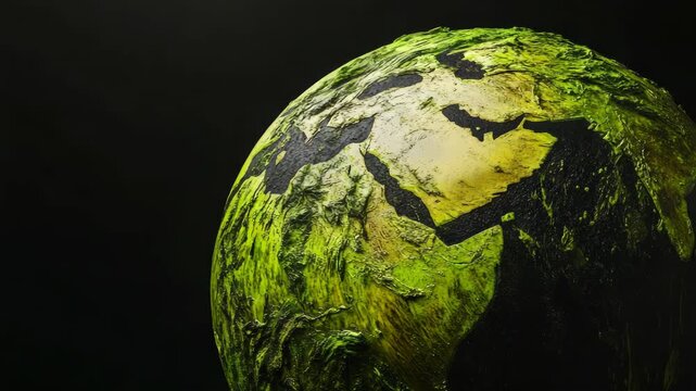 Vivid Earth with Green Aesthetic