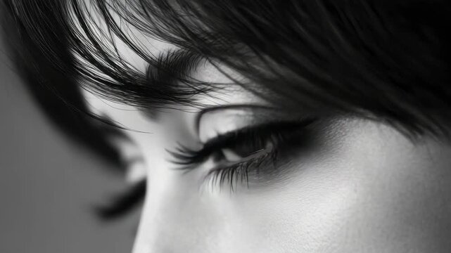 Elegant Eye-Close Up Portrait