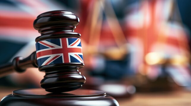 Gavel Justice in British Courtroom: Symbol of Law and Order in UK Legal Proceedings