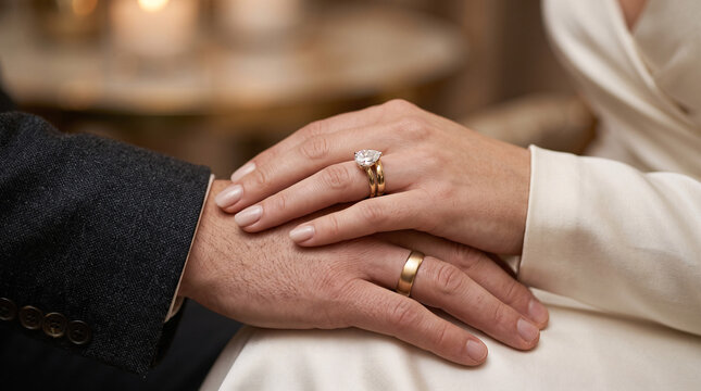 Alliance de Mariage Port&eacute;e &agrave; l'Annulaire