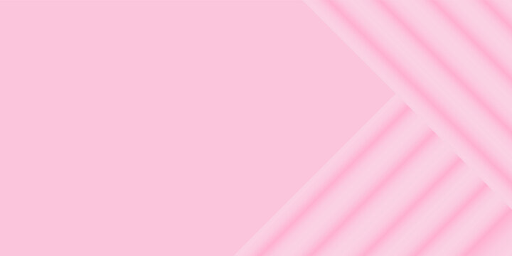 Abstract pink background. Pink modern shapes background for banner template.