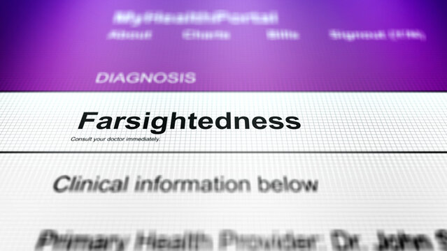 Generic Health Portal with Ear Health Diagnosis - Farsightedness