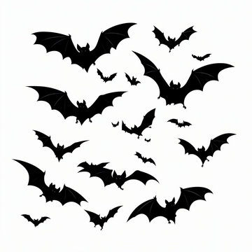 murcielago, felinos, animal, gatita, vector, cuca, bate, ilustraci&oacute;n, negro, mascota, heterocera, aislada, dibujos animados, insecto, blanco, naturaleza, domestica, alas, hojas, halloween, fel&iacute;no, art