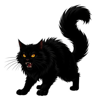 felinos, gatita, animal, mascota, blanco, cuca, fel&iacute;no, domestica, negro, pelaje, aislada, joven, ocular, mam&iacute;fero, blando, ojos azules, adorable, vector, dibujos animados, mouse, ilustraci&oacute;n, chistos