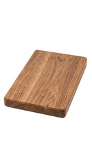 Fototapeta premium Wooden cutting board on transparent background