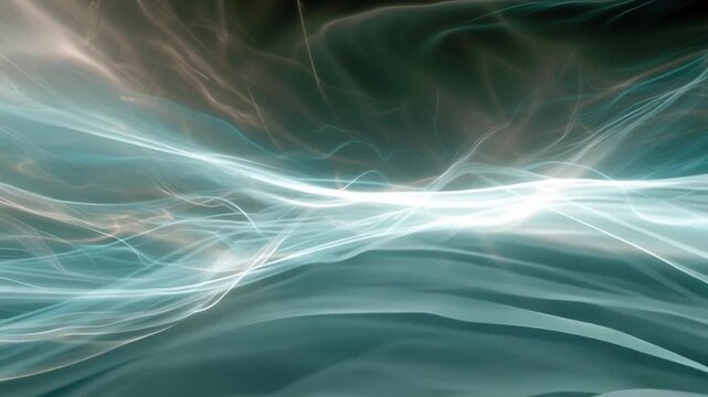 The Teal‑Trail Pulse: Luminous Motion Across a Dark Horizon, ai generated.