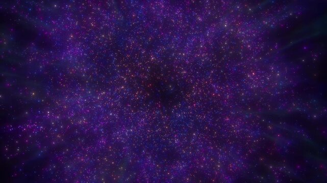 4K Blue Glitter Particle Explosion Abstract Light Burst Background Animation Video. Purple particles isolated on black. Trend effect for motion design, overlays, intros, or festive visuals.