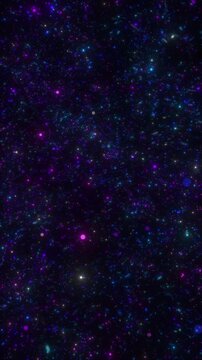 4K Blue Glitter Particle Explosion Abstract Light Burst Background Animation Video. Purple particles isolated on black. Trend effect for motion design, overlays, intros, or festive visuals.