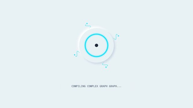 AI Core Processing Animation