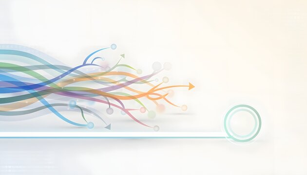 Focused Creativity and Idea Organization Abstract Illustration