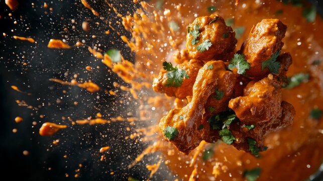 butter chicken, splash of curry generative ai