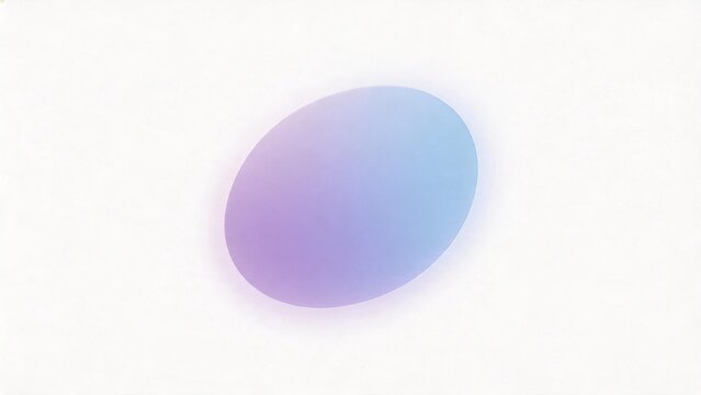 Abstract gradient oval shape