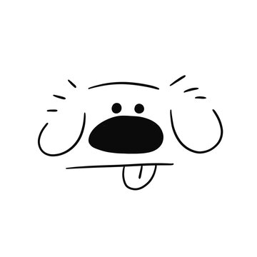 dog cute icon art