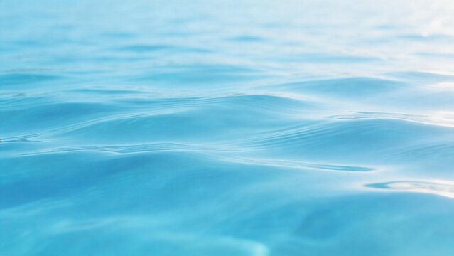 Blue water surface with gentle ripples