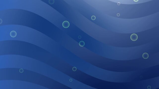 animated blue gradient abstract wavy background with circular light bubbles perfect for graphic design projects, background patterns, artistic creations, and web design.