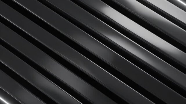 Abstract Dark Metallic Stripes Background Loop.
