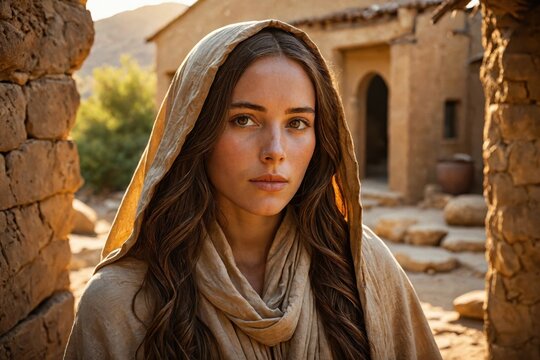 Mary Magdalene the Christ Follower in a Holy Contemplative Scene