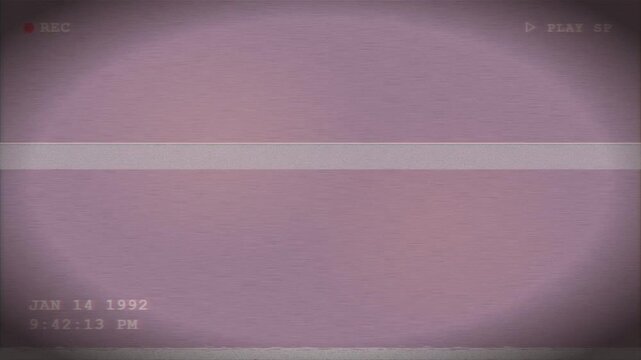 Retro VHS camcorder overlay with recording timestamp scan lines and tracking distortion effect