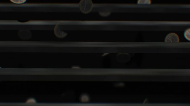 Throwing Money Down the Drain  1 Euro Coins Falling into Storm Gutter business metaphor