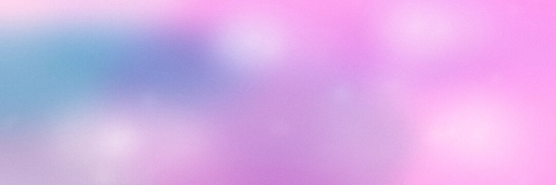 Pastel pink and blue blend into a softly hazed gradient with fine texture, offering a bright, optimistic backdrop for ads, apps, and presentations.
