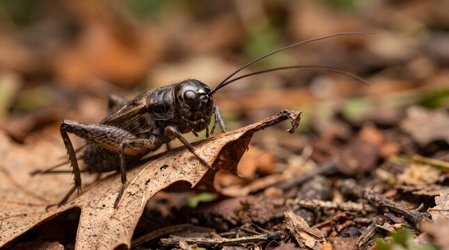 grasshopper on the grass