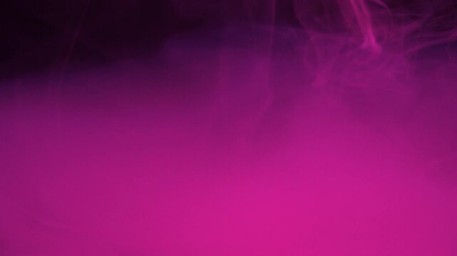 Pink Smoke on Black Background