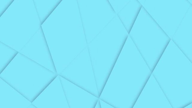Geometric abstract blue shards pattern 4K