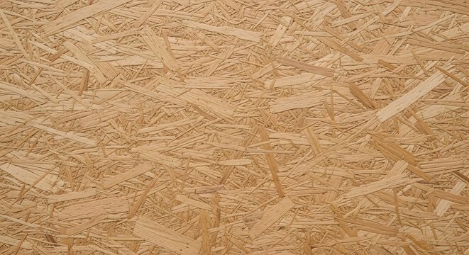 Oriented strand board texture close up of wood chip composite material