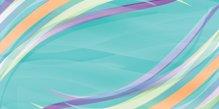 Abstract Background With Pastel Colorful Waves