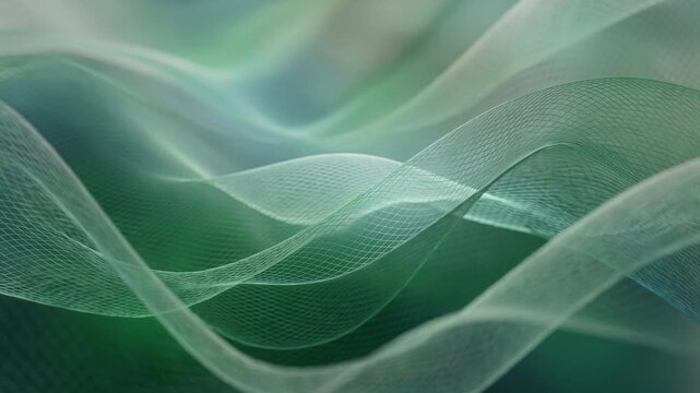 Smooth emerald gradient mesh motion background ideal for ESG reports, sustainability presentations, and corporate visual design. Clean, abstract, loop-friendly.