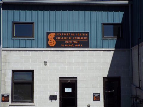 Gatineau,Quebec, Canada &ndash; May 17, 2026:The office of "Syndicat du Soutien Scolaire de l'Outaouais" (FPSS) (CSQ) is located at 50 rue No&euml;l, unit 4.