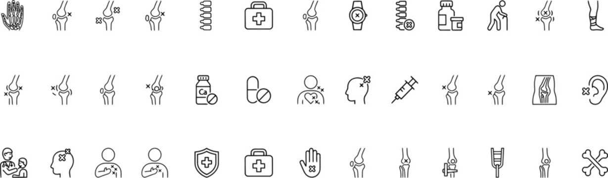 Medical depicting bone joint pain and treatment options knee pain joint pain bone health medical healthcare pain relief