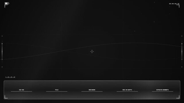 Digital Camera Viewfinder HUD Overlay for Video Recording