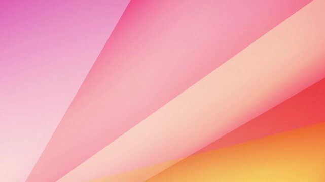 Abstract Geometric Pink and Orange Gradient 4K