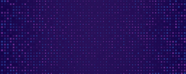 Purple abstract pixel texture bg video screen. Tv pattern background with square noise effect. © Marsub