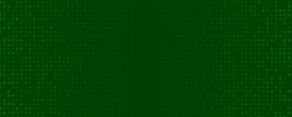 green abstract pixel texture bg video screen. Tv pattern background with square noise effect. Futuristic broadcast neon gradient banner © Marsub