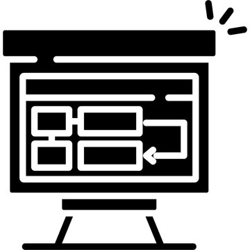 Solid Fill Action Plan Icon