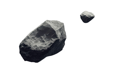 Fototapeta premium Asteroids floating in space, cosmic celestial bodies, space rock, meteoroid, astronomy concept, 3d rendering