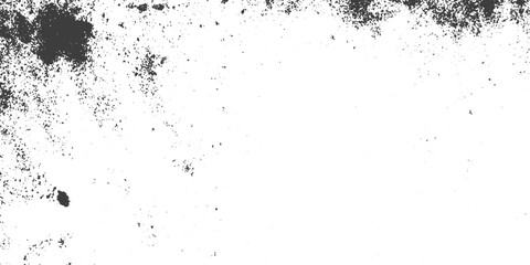 Fototapeta premium Black and White Grunge Texture Background with Distressed Grain and Dust Particles Vector Illustration