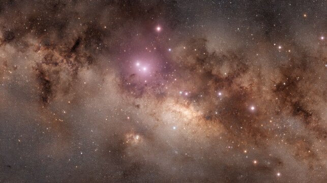 A Vast and Interconnected Expanse of Star Systems and Nebulae Within the Milky Way Galaxy