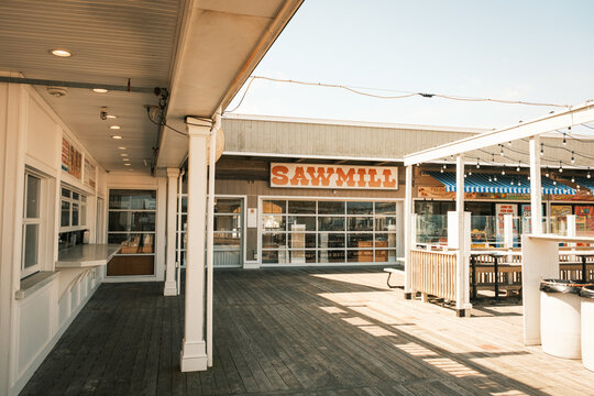 The Sawmill vintage sign, Seaside Park, New Jersey