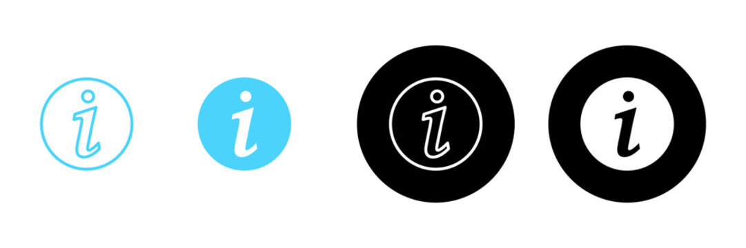 Information sign icon vector. about us sign and symbol. question mark icon