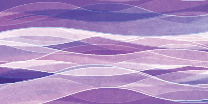 Abstract Purple Wavy Lines Artistic Background Pattern