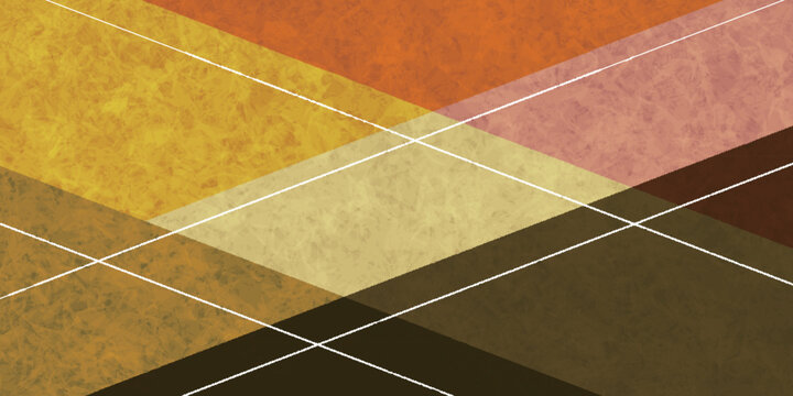 Geometric Abstract Background with Warm Earth Tones and Overlapping Shapes