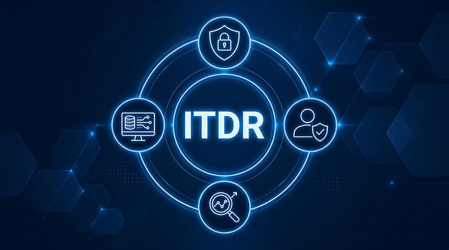 ITDR accronym, Identity Threat Detection and Response concept, software that detects identity related threats and vulnerabilities, such as credential misuse and abuse..