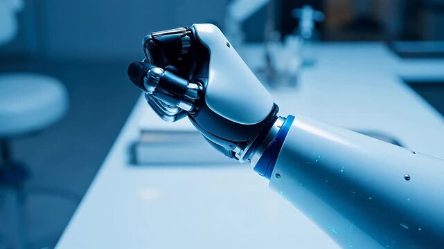 Biomechanical Arm: EMG Signals Control Dexterous Hand Movements