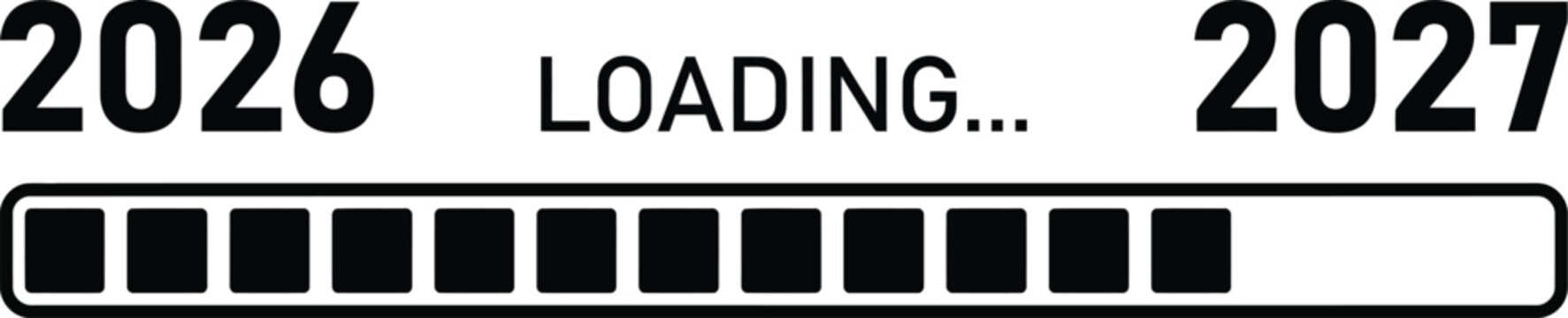 Loading animation for new year countdown
