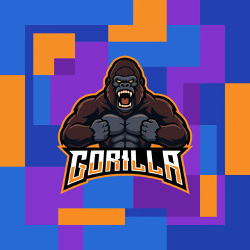 Fierce Gorilla Esports Mascot Logo